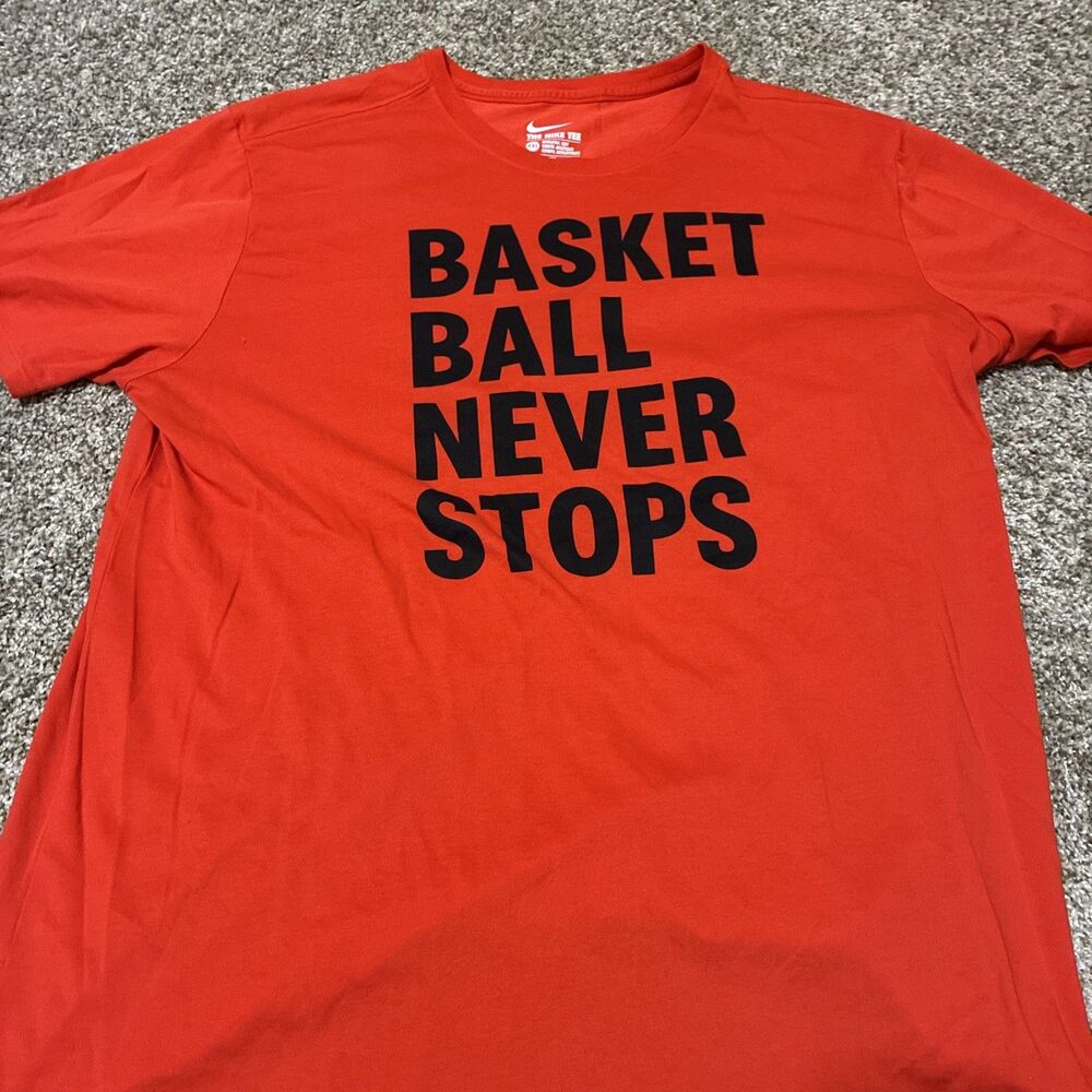 Nike Men’s Red Basketball T-Shirt Size XXL